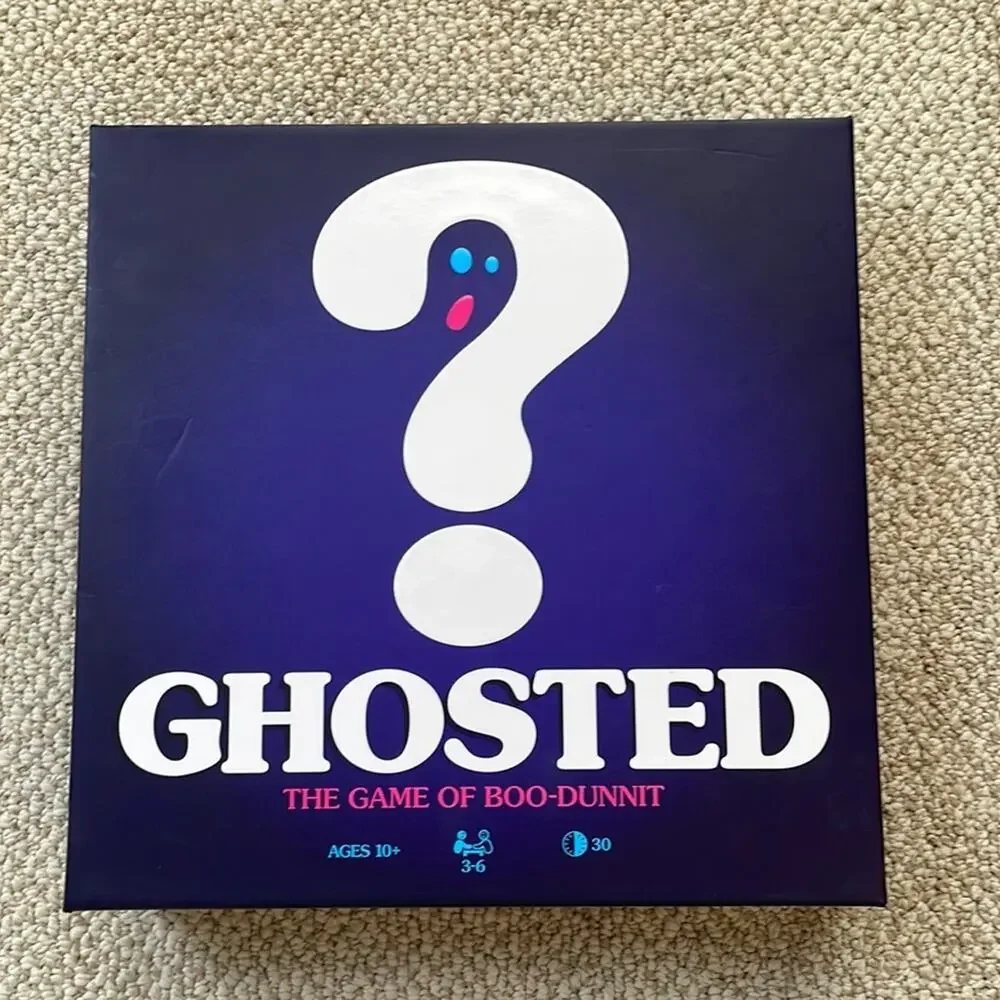 Ghosted Board Game New! Sealed Family night game! Ages 10+ (3-6 players)
